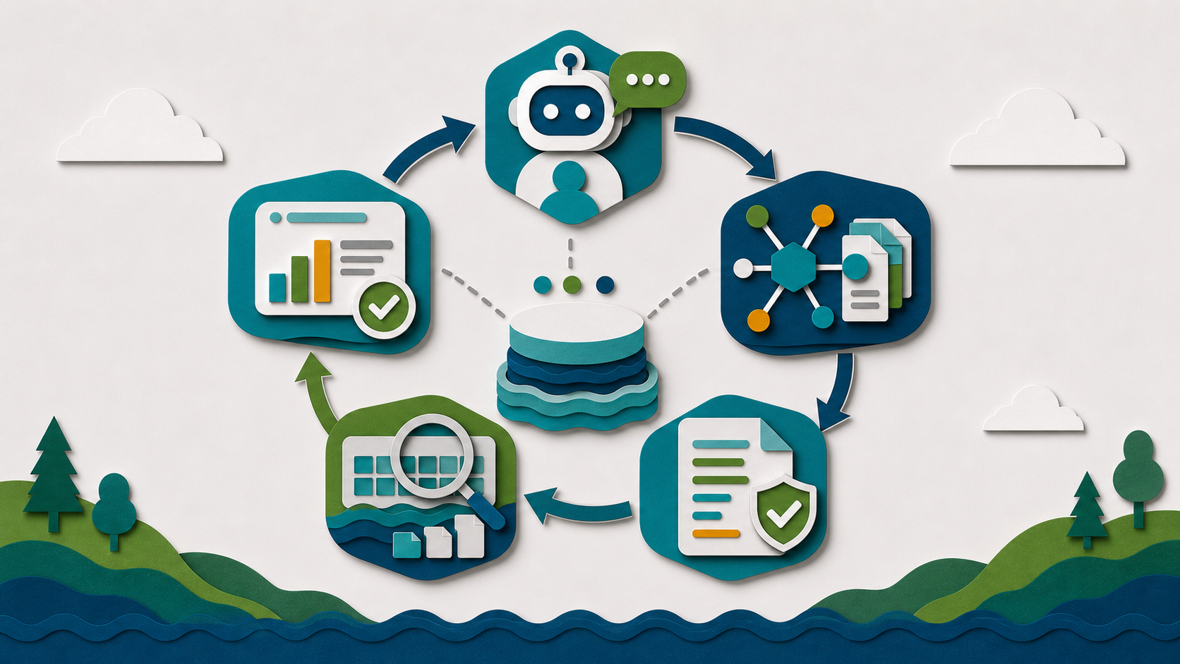 Operating workflow for agentic AI operating layer