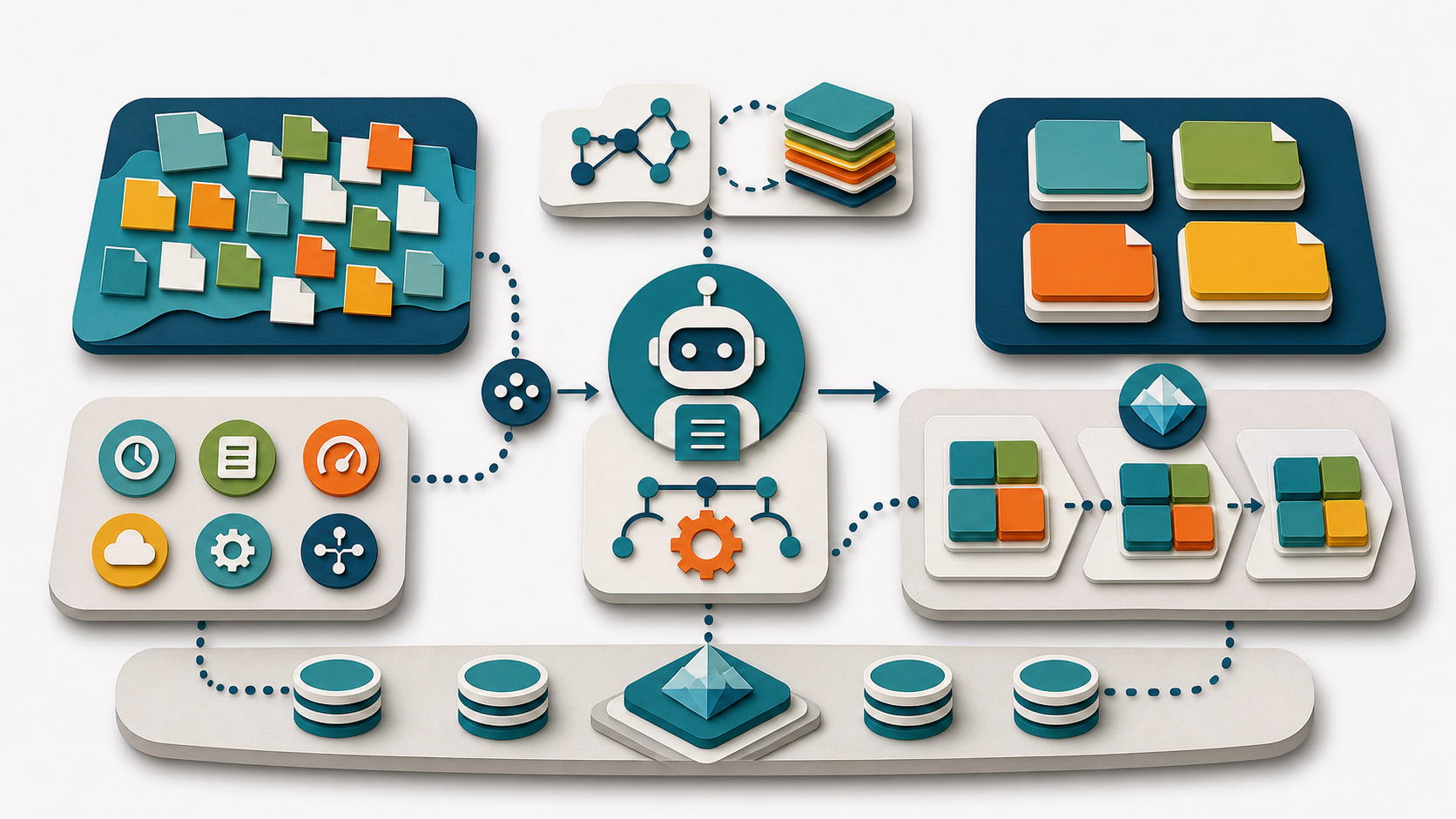 event-driven compaction architecture map