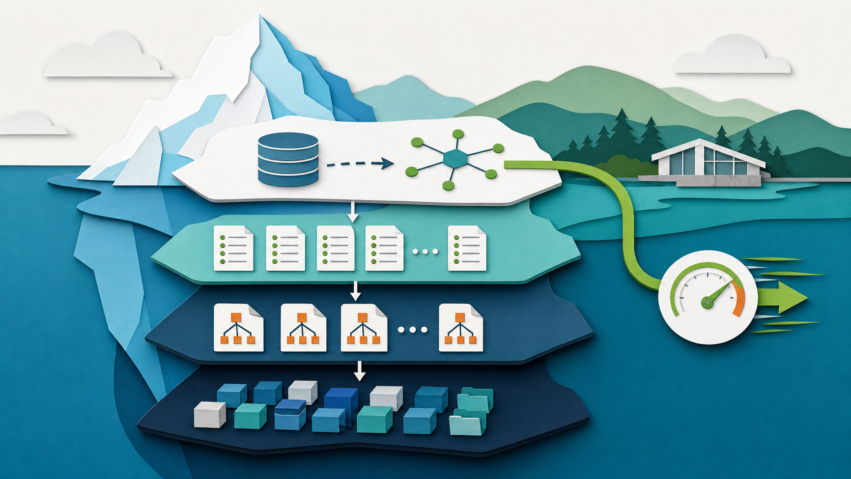 Iceberg planning performance architecture map