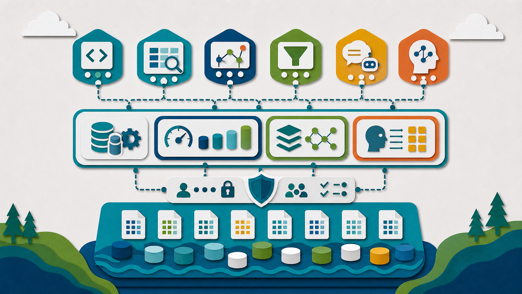 Open lakehouse operating model for Python-first Iceberg operations