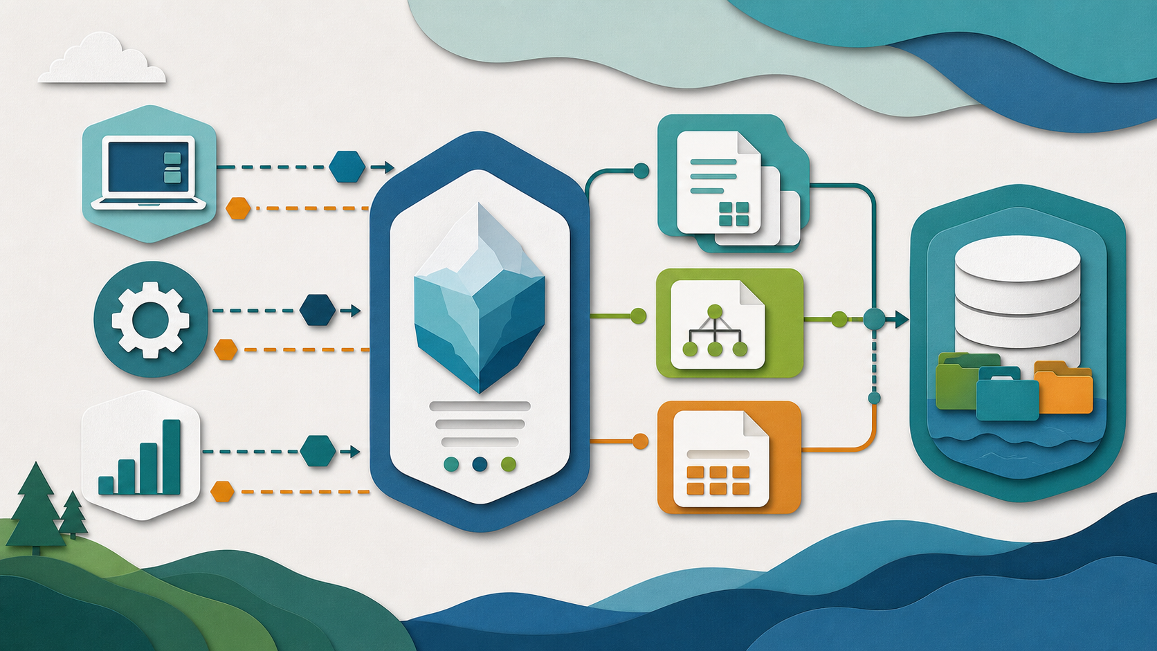 REST catalog capability negotiation architecture map