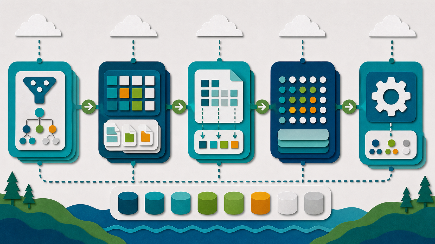 Operating workflow for native scan execution